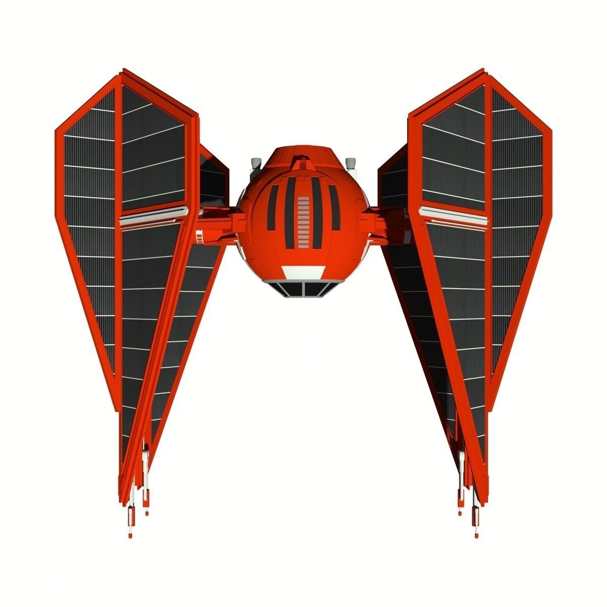Royal Guard TIE Interceptor 3D model_5