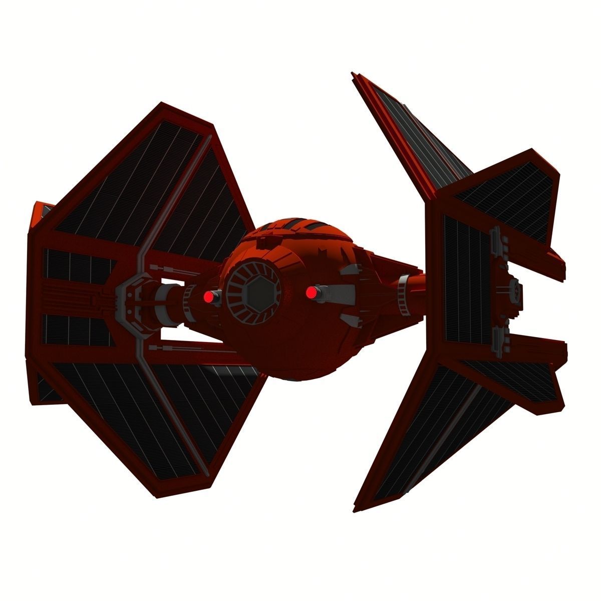 Royal Guard TIE Interceptor 3D model_3