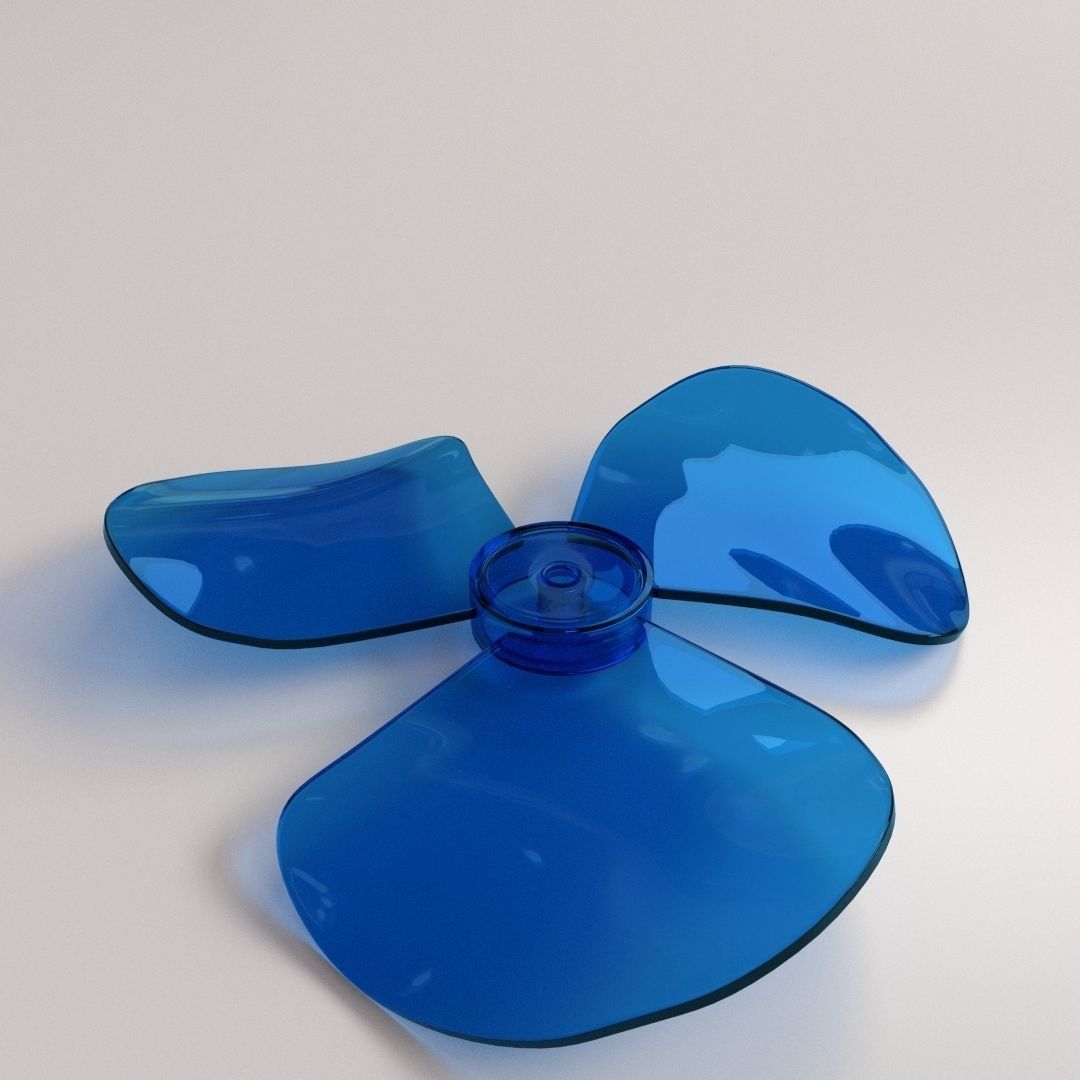 Fan Blade 3D model_2