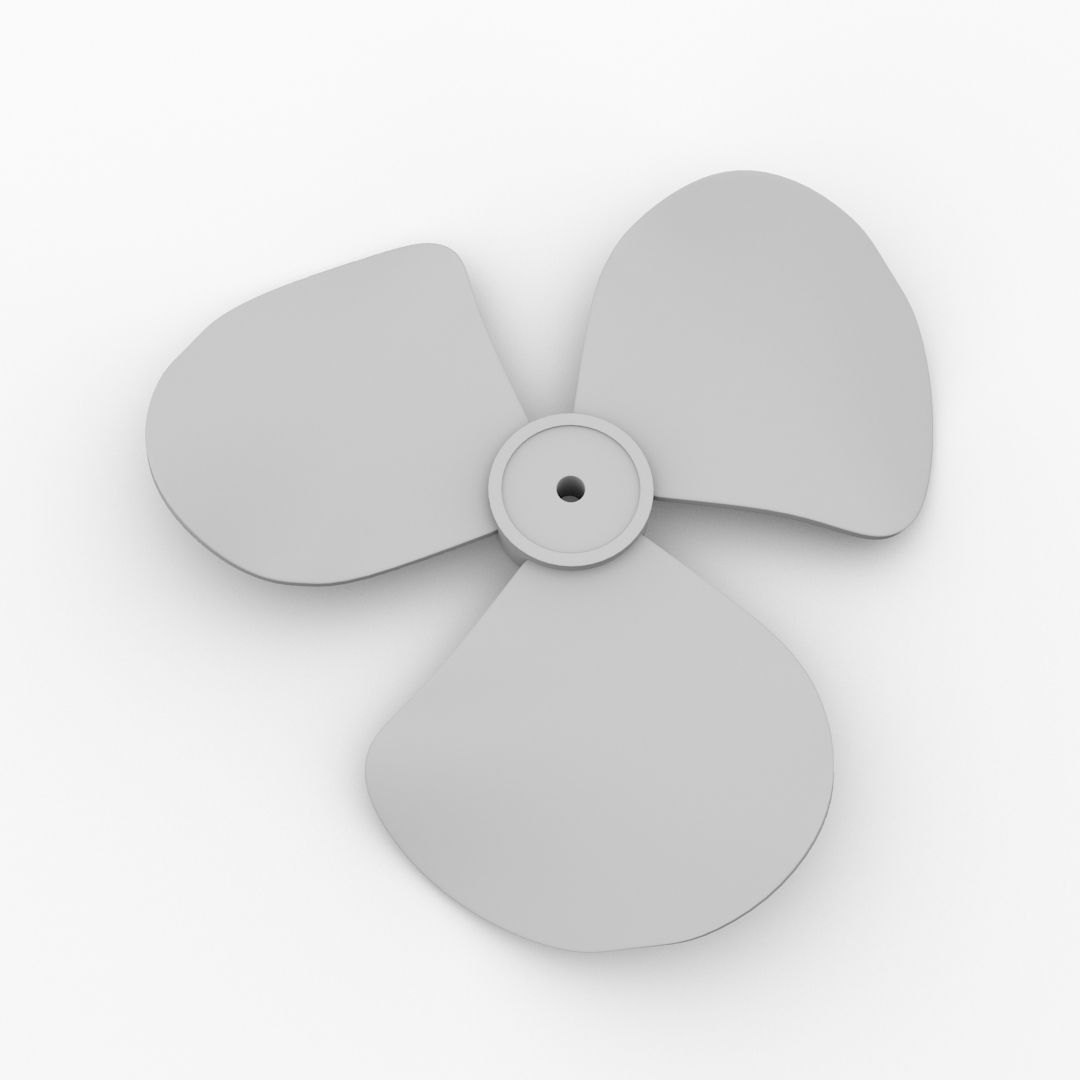 Fan Blade 3D model_3