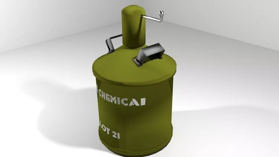Landmine Chemical gas mine 3D model