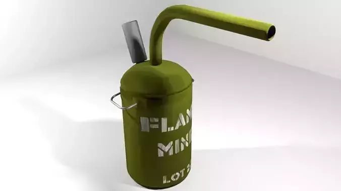 Landmine flame mine 3D model