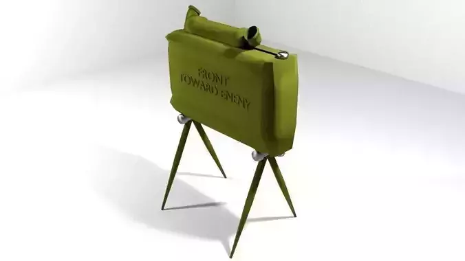 Landmine side Attack Claymoremine 3D model