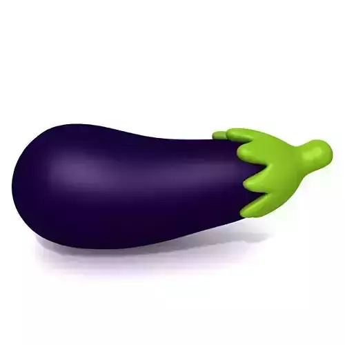 Eggplant 3D model