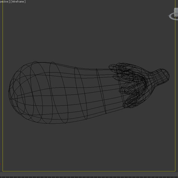 Eggplant 3D model_7