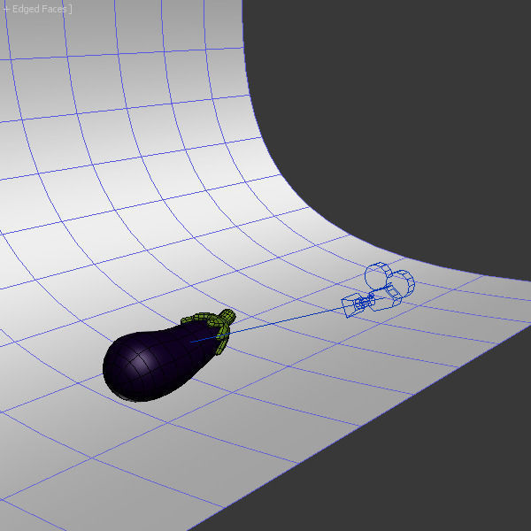 Eggplant 3D model_4