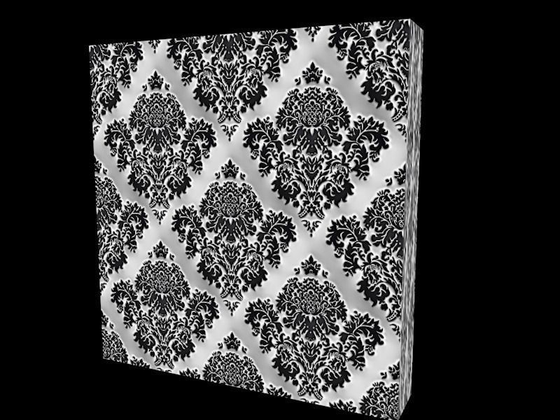 Damask 3D model_1