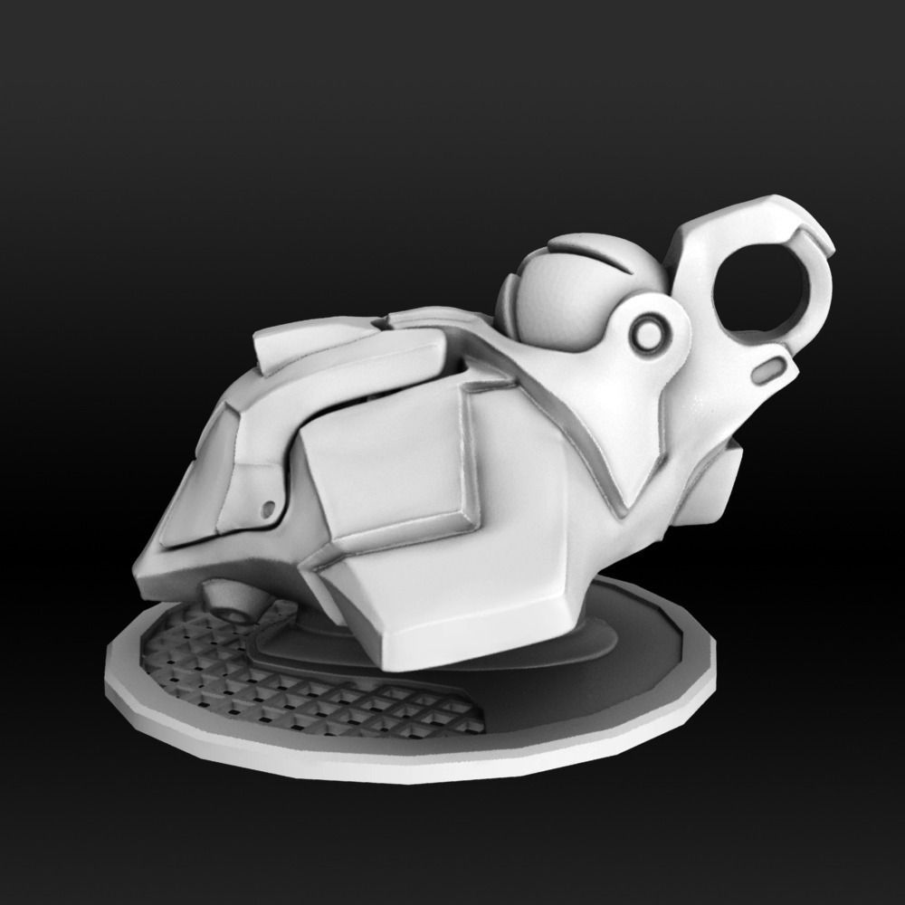 Spaceship 3D print model_4