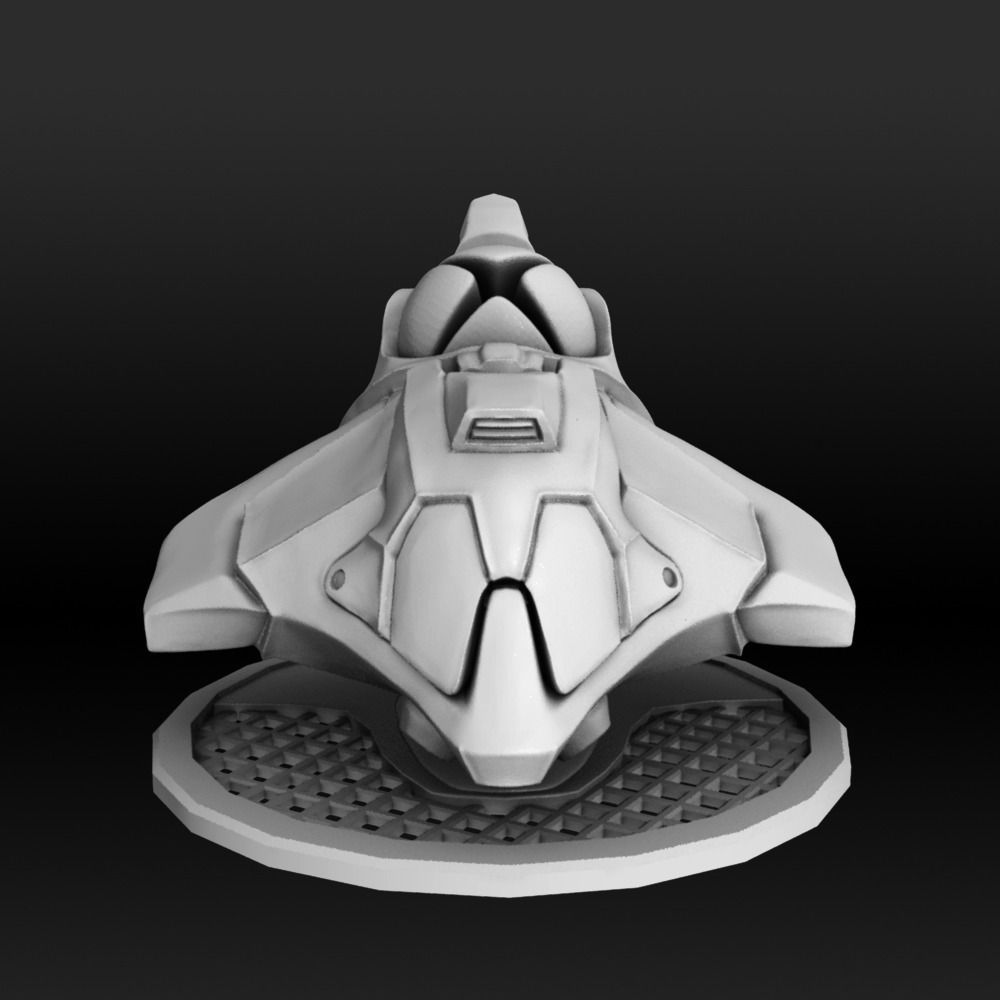 Spaceship 3D print model_1