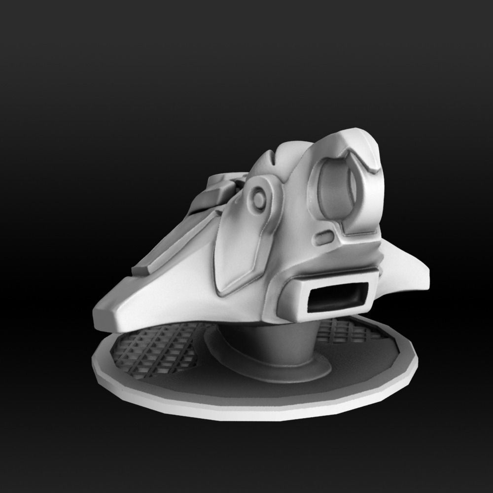 Spaceship 3D print model_5