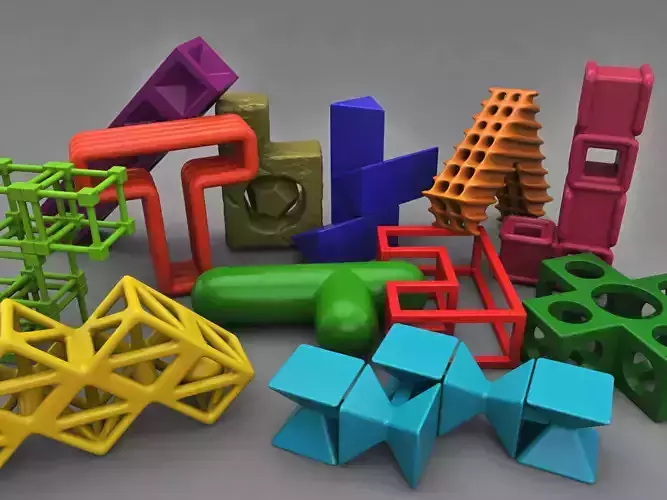 Pentomino mind bending game 3D print model