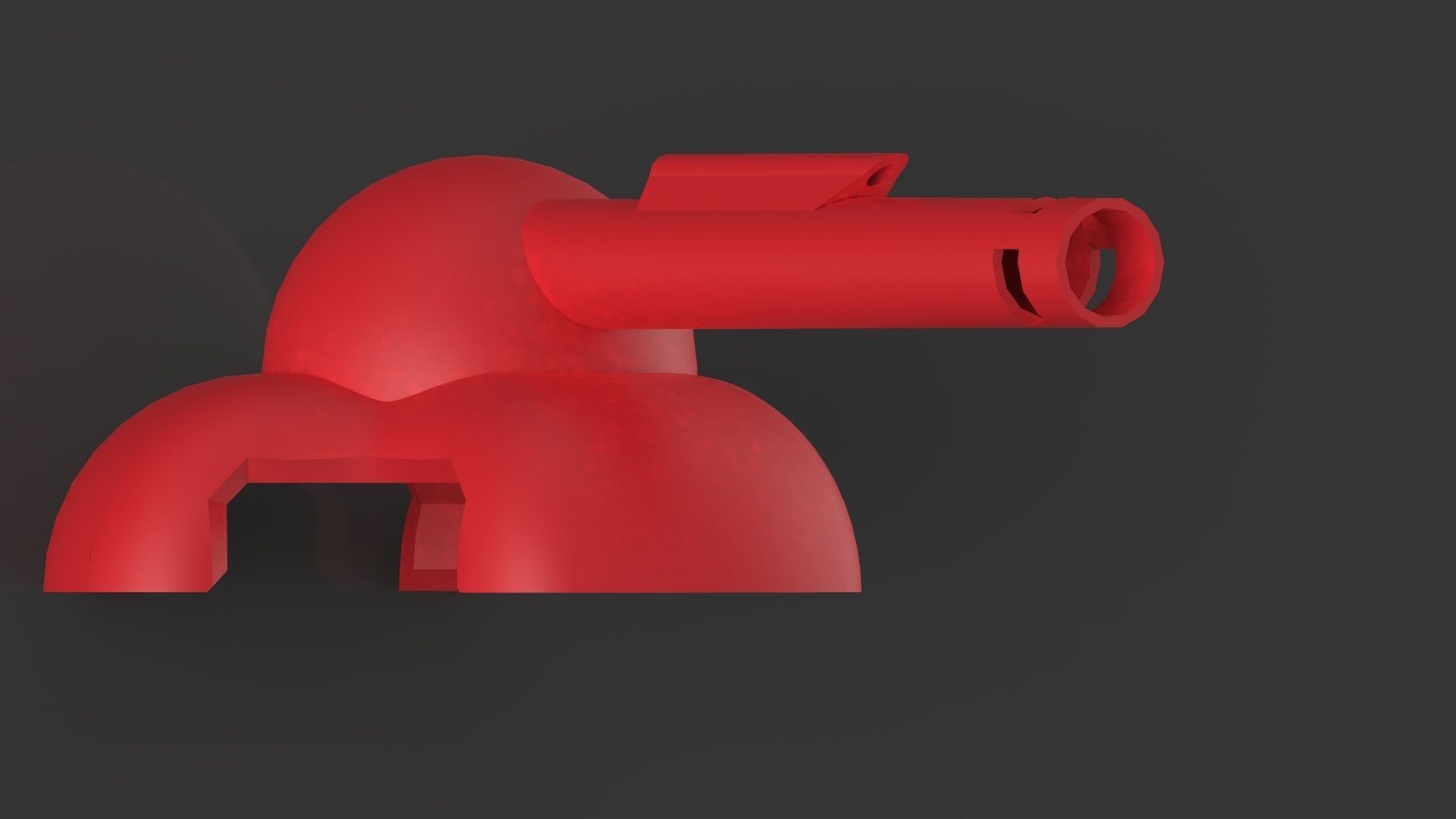 Cannon toy 3D print model_1