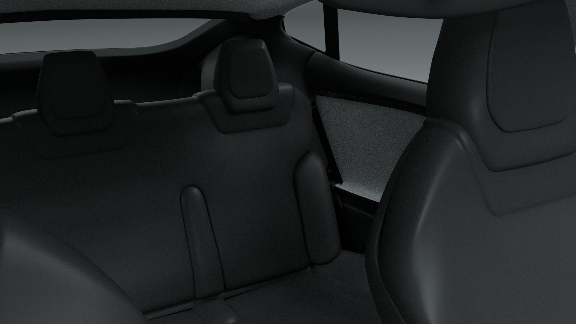 Tesla Model S with interior 3D model_1