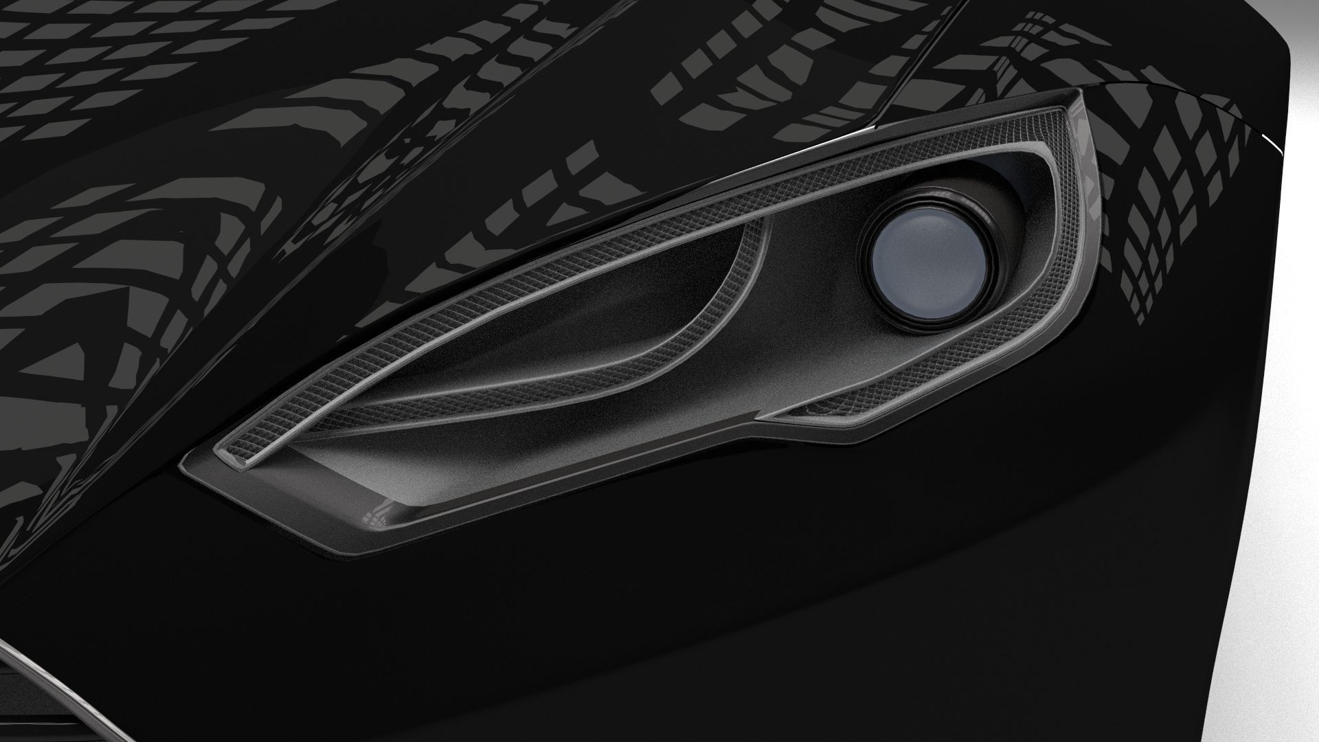 Tesla Model S with interior 3D model_26