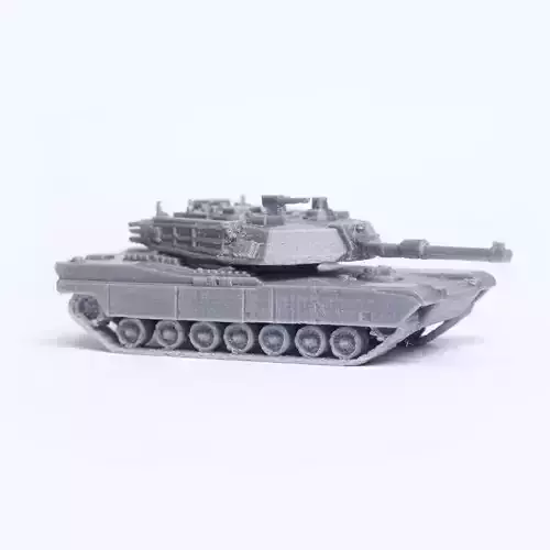 M1 Abrams Tank Model Kit Free 3D print model