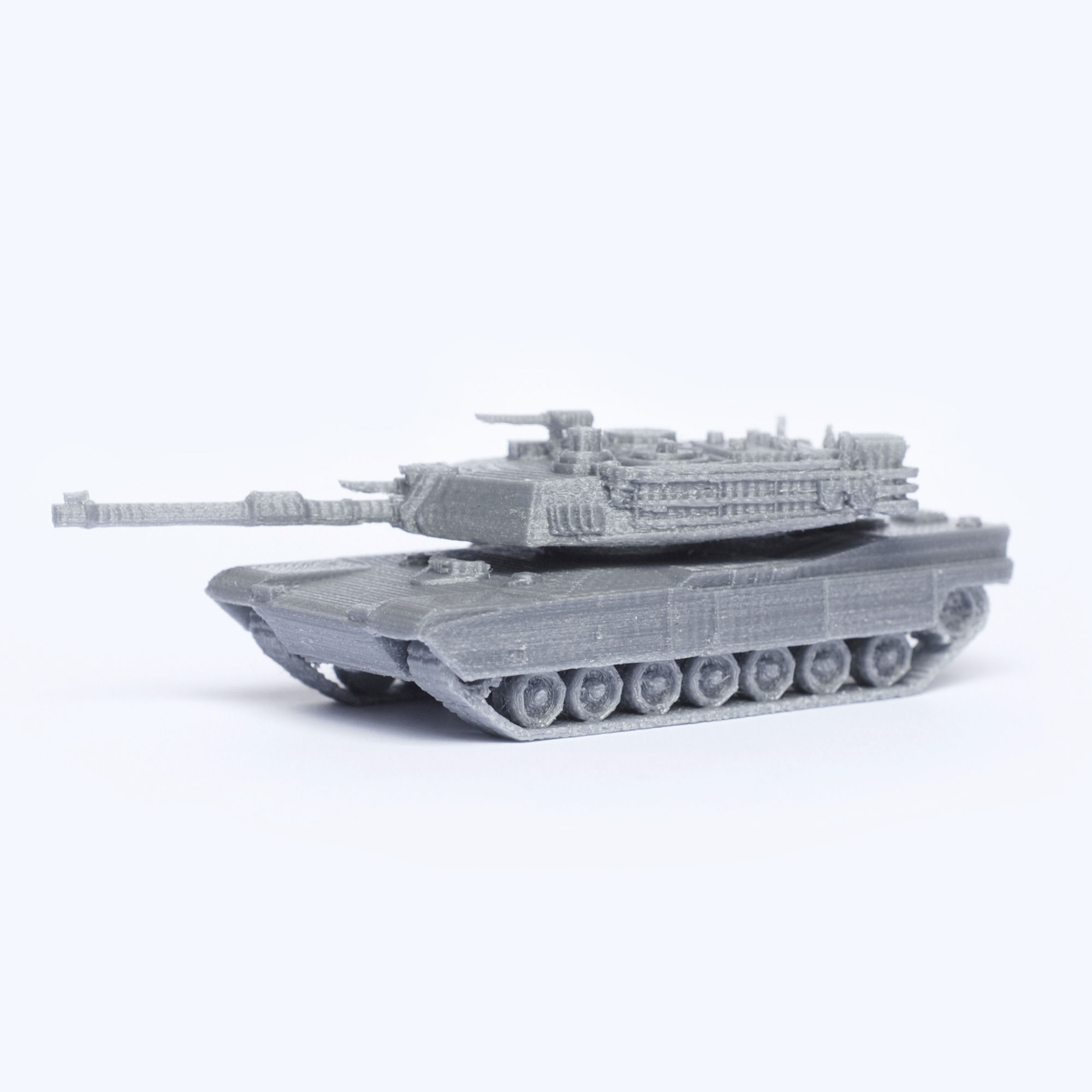 M1 Abrams Tank Model Kit Free 3D print model_7
