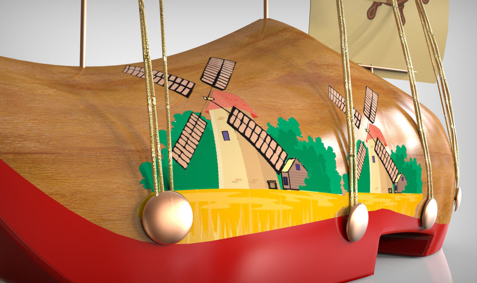 Netherland Boat Souvenir 3D print model_3