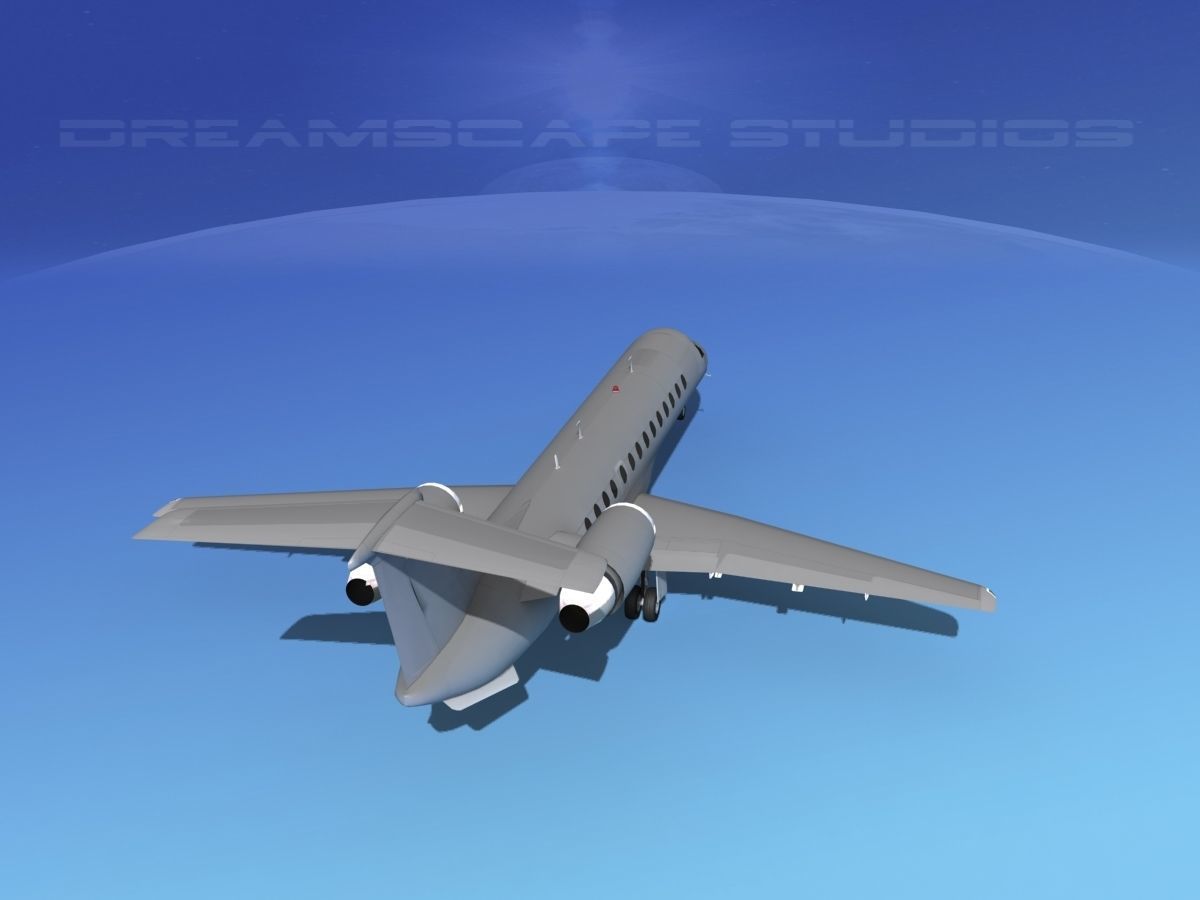 Embraer ERJ-135 Bare Metal 3D model_6
