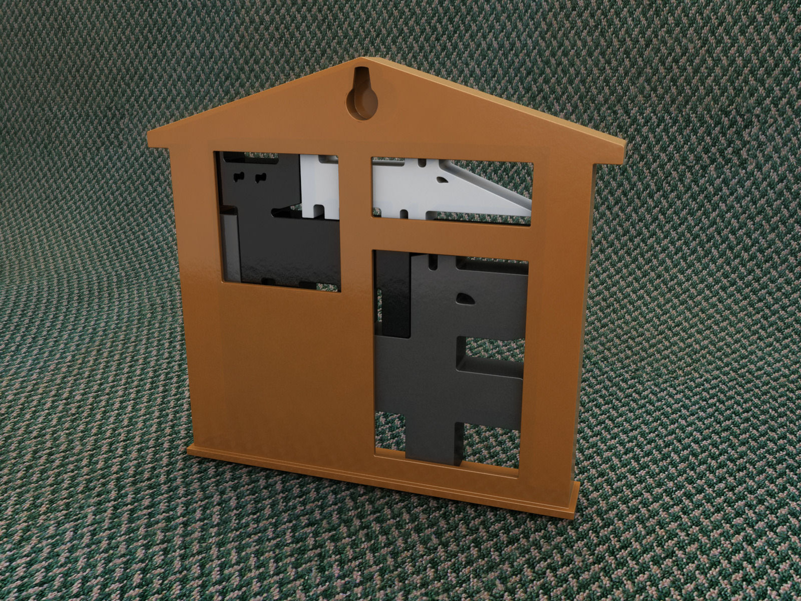 Puzzle Game - Peaceful Coexistence 3D print model_1