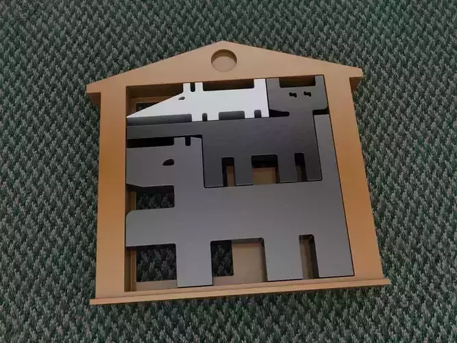 Puzzle Game - Peaceful Coexistence 3D print model