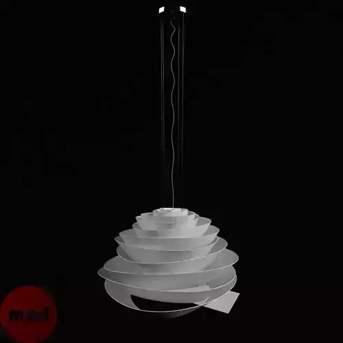 Hanging Spiral Rose Lamp