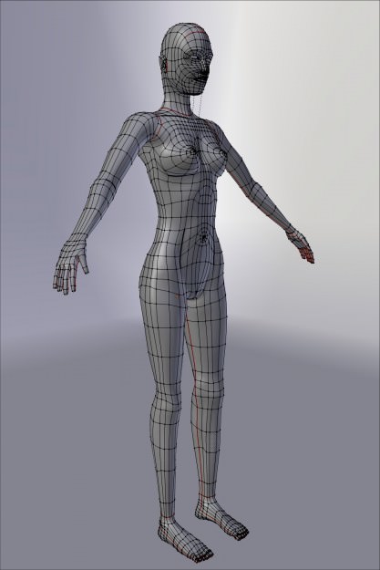 3D character Sofie 3D model_20