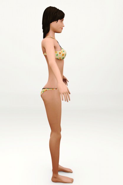 3D character Sofie 3D model_11