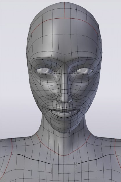 3D character Sofie 3D model_18