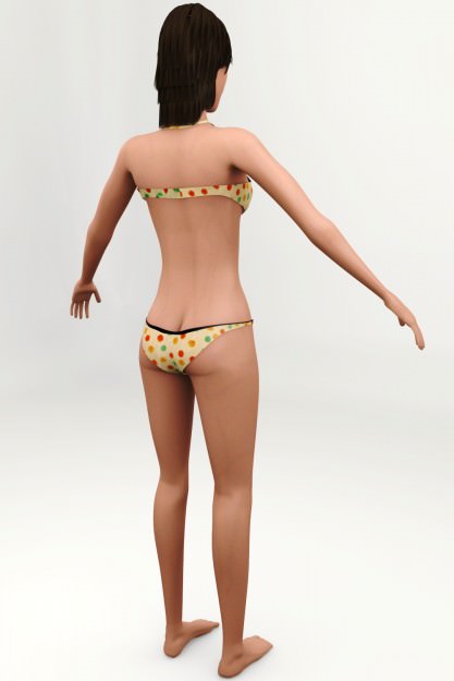 3D character Sofie 3D model_10