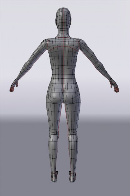 3D character Sofie 3D model_16