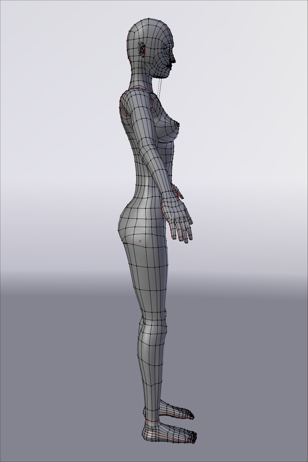 3D character Sofie 3D model_21