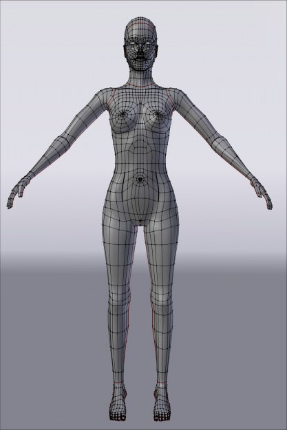 3D character Sofie 3D model_19