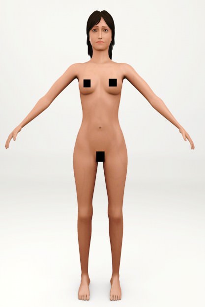 3D character Sofie 3D model_13