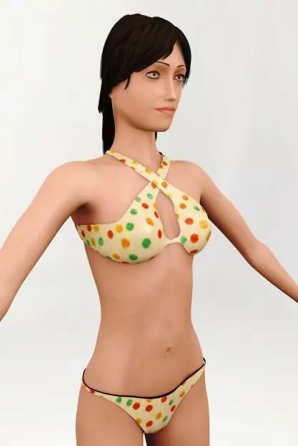 3D character Sofie 3D model_0
