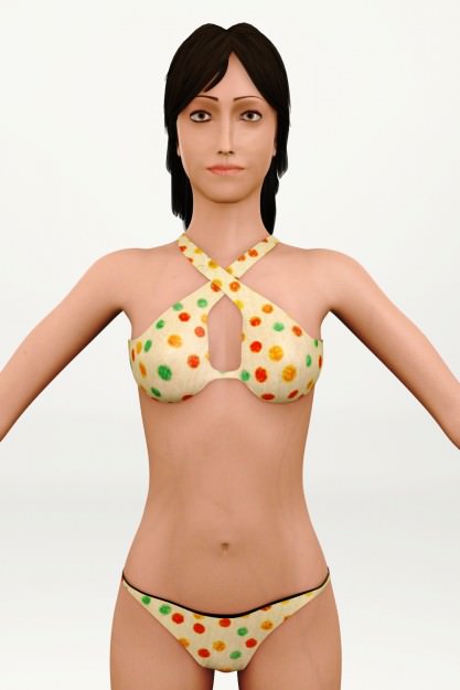 3D character Sofie 3D model_2