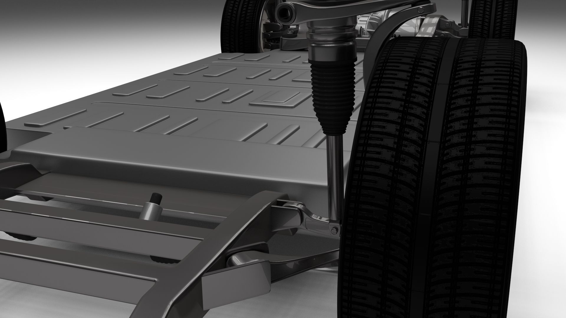 Tesla Model S Chassis 3D model_16