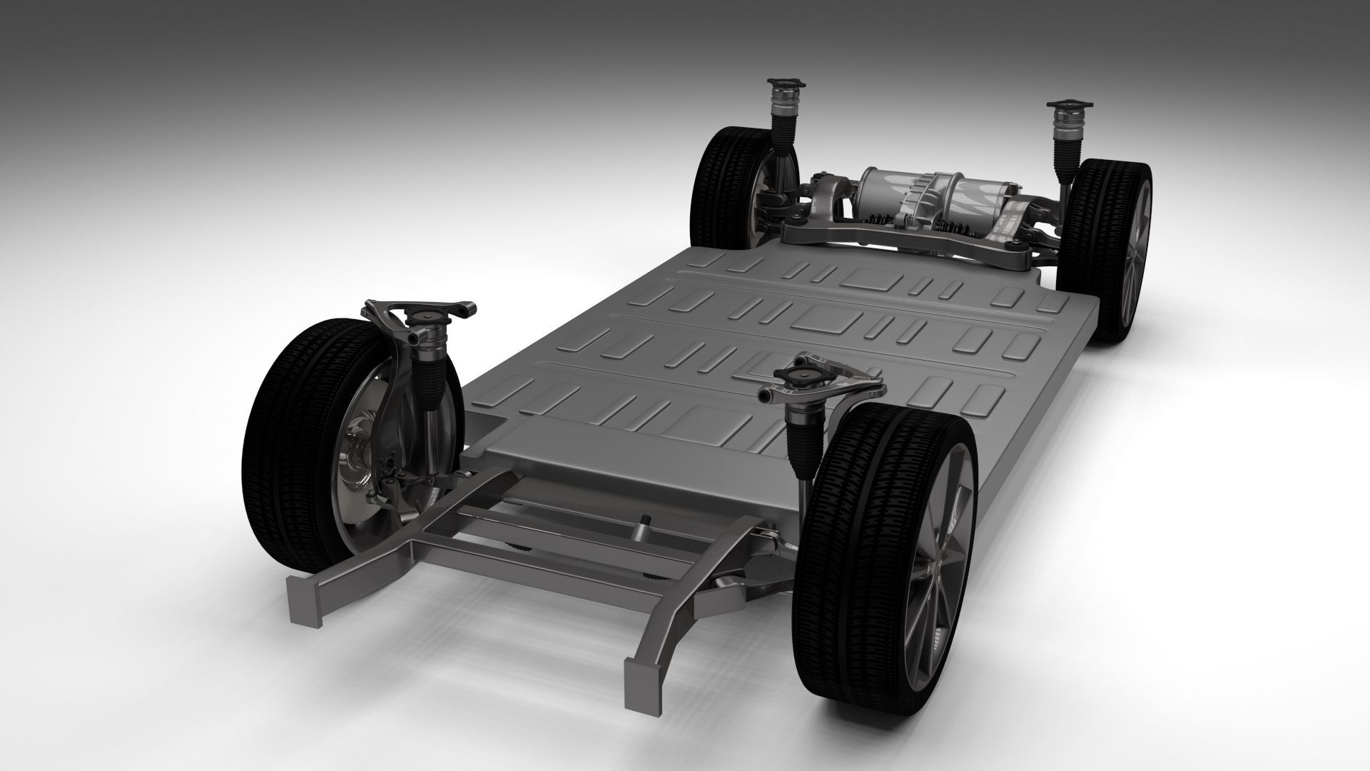 Tesla Model S Chassis 3D model_20