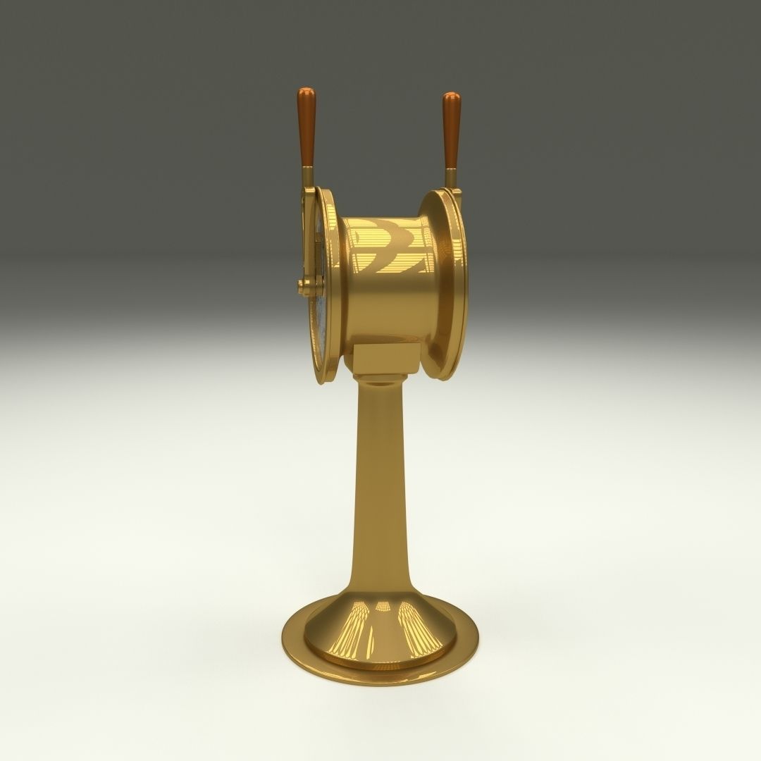 Ship Engine Telegraph Low-poly 3D model_1