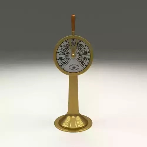 Ship Engine Telegraph Low-poly 3D model