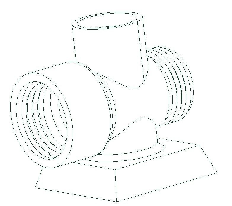 Quick Release Sprinkler Tripod Adapter Free 3D print model_2