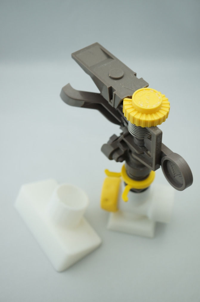Quick Release Sprinkler Tripod Adapter Free 3D print model_4
