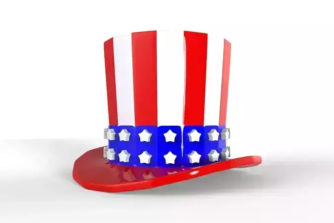 USA Hat Free 3D print model
