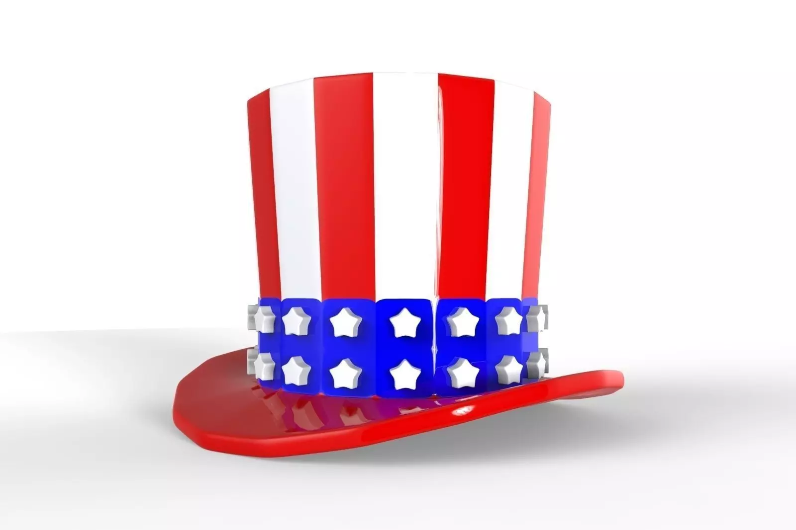 USA Hat Free 3D print model_0