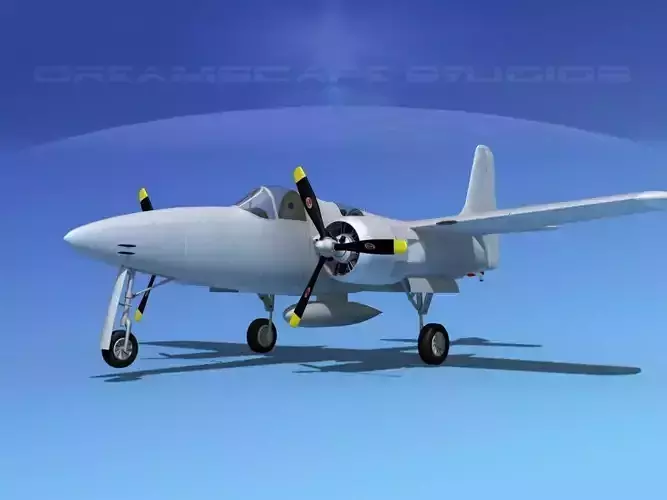 Grumman F7F Tigercat Bare Metal