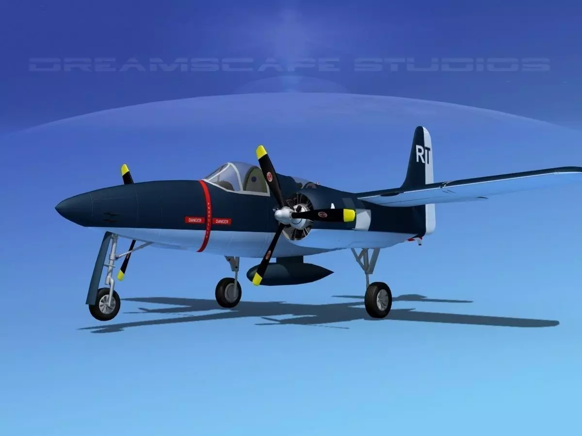 Grumman F7F Tigercat V02 3D model_0