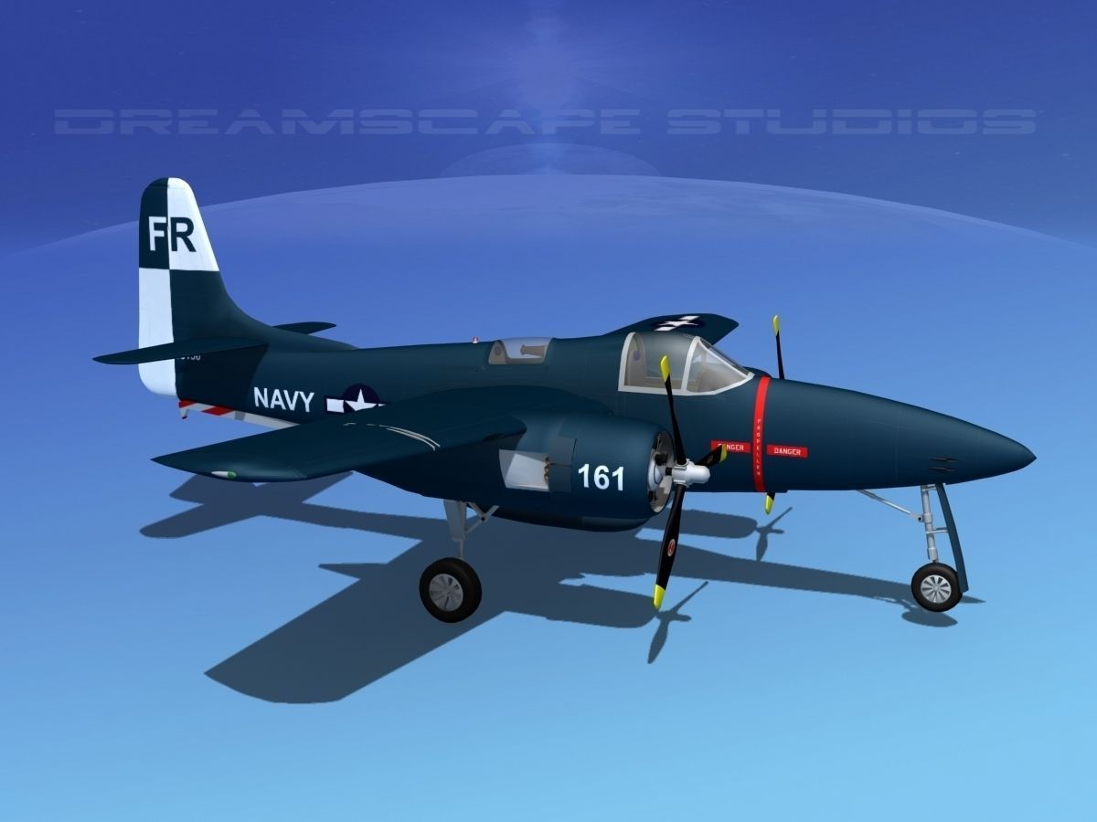 Grumman F7F Tigercat V03 3D model_3