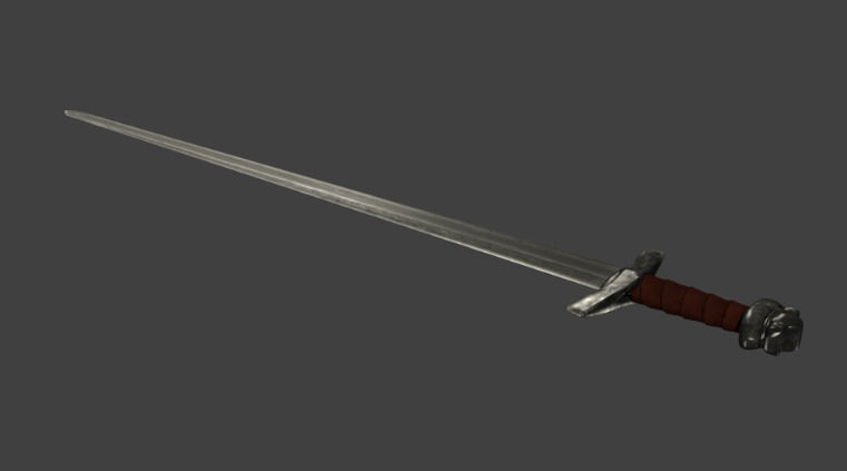 Exclusive Sword from not yet announced AAAgame CodeName  TAT 3D model_2