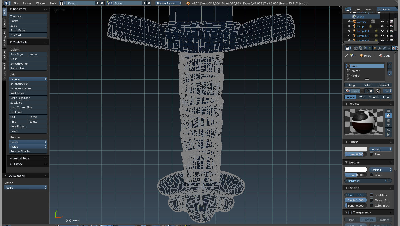 Exclusive Sword from not yet announced AAAgame CodeName  TAT 3D model_1