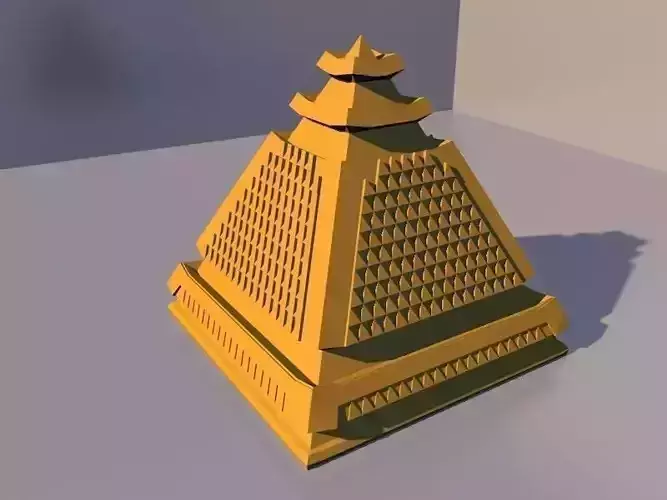 showcase pyramid Free 3D print model