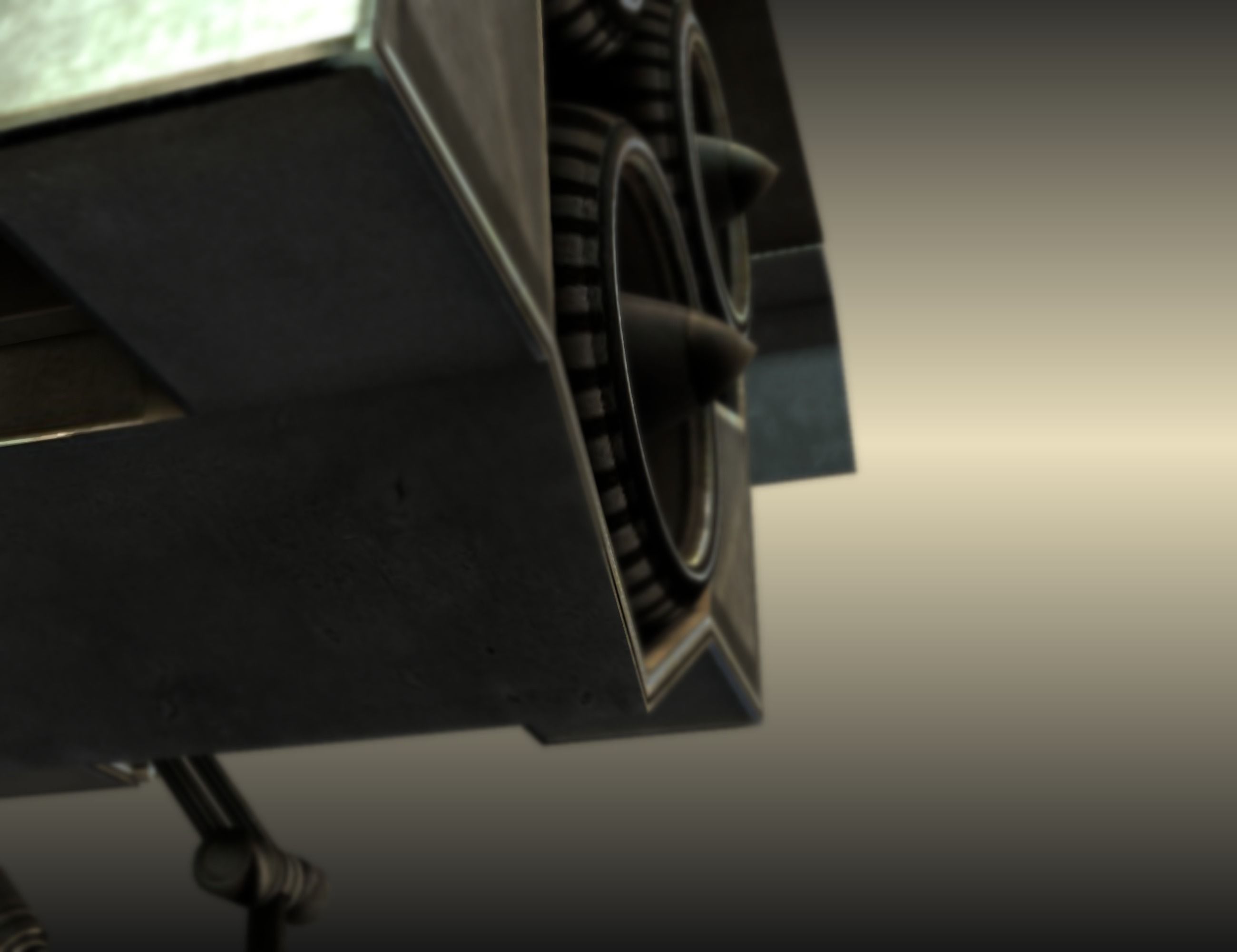 Futuristic Combat Jet Rigged Free low-poly 3D model_64